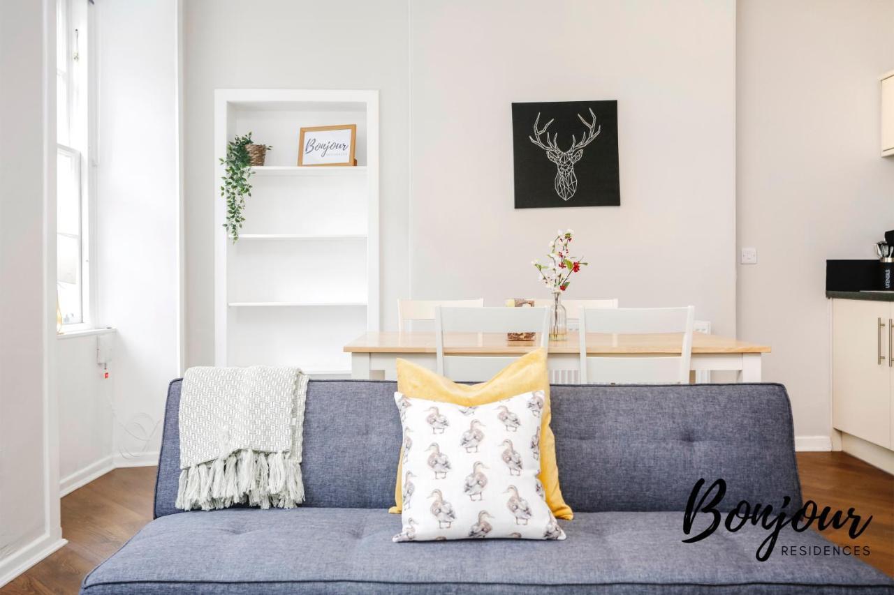Bright New Town 2Br-1Ba, 1 Min To George St By Bonjour Residences Edinburgh Exterior photo